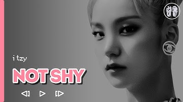 ITZY - Not Shy ( перевод + color coded lyrics )