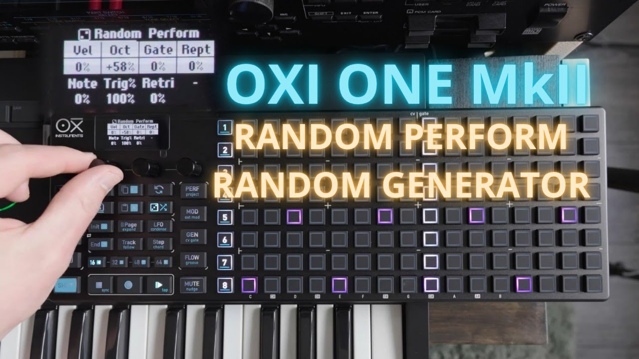 Oxi One MkII Random Perform and Random Generator