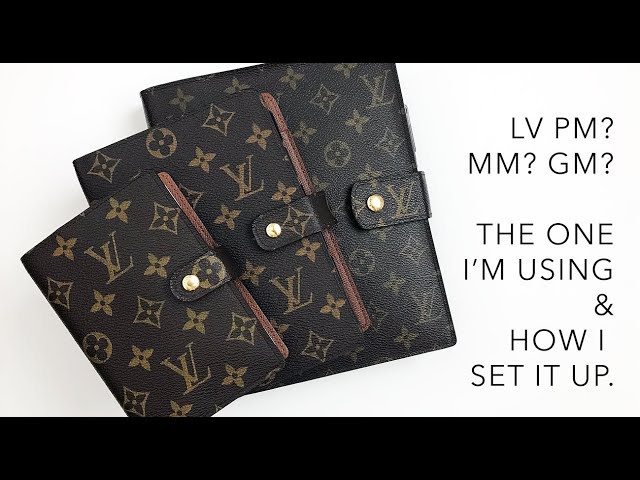 Which Louis Vuitton Agenda should you buy- Ultimate Guide, sizes and  materials comparison PM, MM, GM 