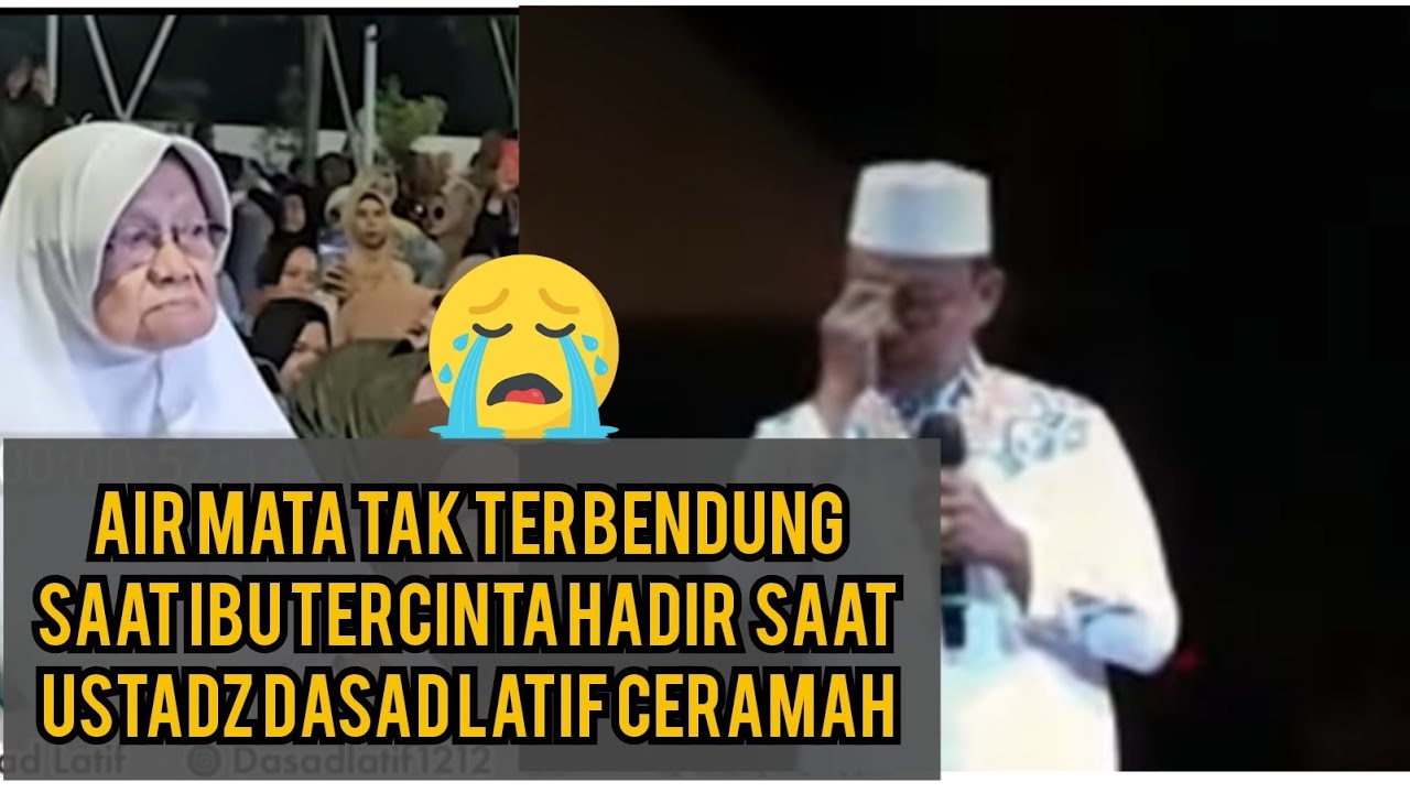 GASPOL, menangis  saat ceramah, di masjid ustadz dasad latif #update #live #lucu #news 