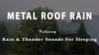 Rain Sounds For Sleep - 10 Hours Of Relaxation with Heavy Rain & Thunder Sounds.