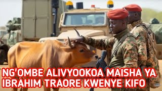 NG'OMBE ALIVYO OKOA MAISHA YA IBRAHIM TRAORE KWENYE MTEGO WA MABOMU NA KUZUIA BARABARA ASIPITE