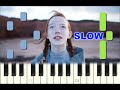 SLOW piano tutorial "UNREQUITED LOVE" Anne with an E - Netflix serie, with free sheet music