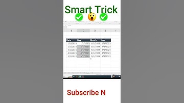 Ultimate Excel Trick To Use Date Function #excel #exceltricks #shortvideo
