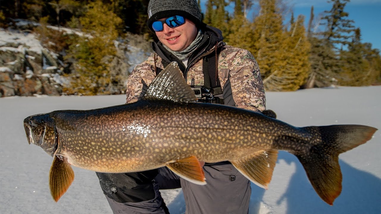 Ice Fishing for Lake Trout  - To three techniques on the iceLive