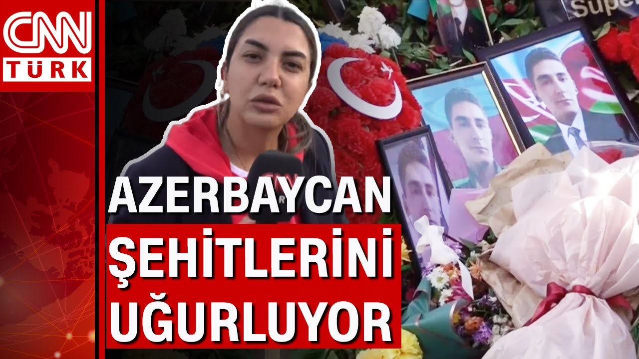 CNN Türk Azerbaycan'da... Azerbaycan halkı şehitliklere akın etti!