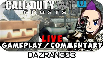 CALL OF DUTY: GHOSTS Wii U Gameplay w/ Dazran303 | Ghosts Live "Welcome Back Commander"