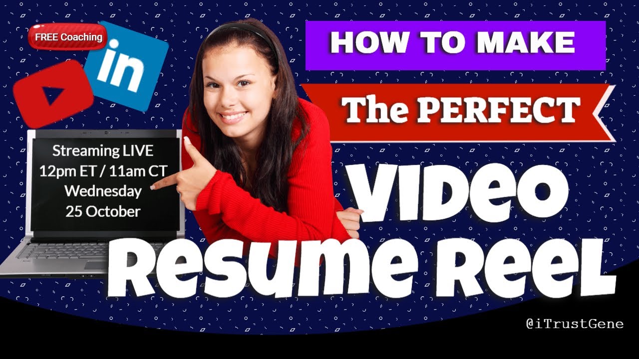 How to Make the Perfect Video Resume Reel - YouTube