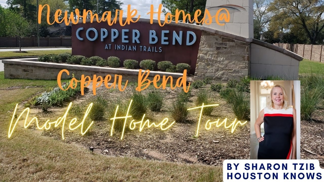 Newmark Homes Model Home Tour Cypress TX Copper Bend 4 Bedrooms
