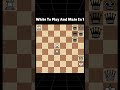 White to move | Find the Winning Move ♟️ | Chess Puzzle . #chess #chesspuzzle #trending 🔥🔥