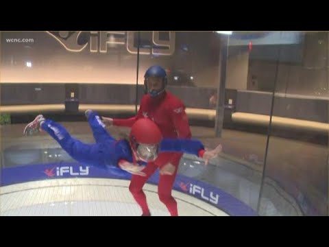 Video: Indoor skydiving en windtunnels in North Carolina