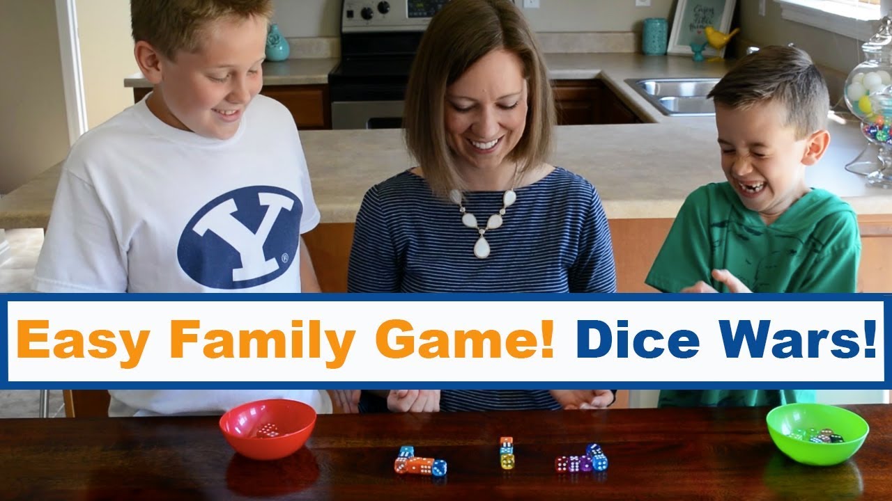 Easy Family Game Dice Wars ••• Family Fun Every Day YouTube