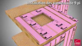 Les murs d'un 2e étage