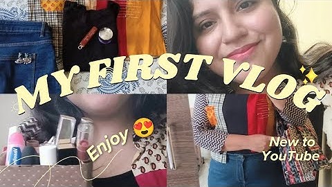MY FIRST VLOG 😍😍 MERA PEHLA VLOG 😍#vlog #vlogs #vlogvideo #youtube #yt #viral #trending #firstvlog 