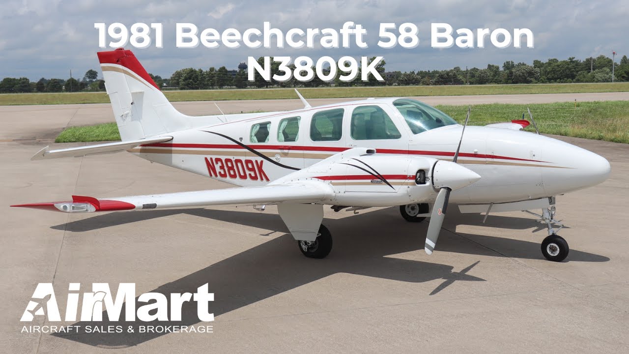 1981 Beechcraft 58 Baron N3809K Walkthrough - YouTube