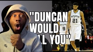 REACTING TO NBA LEGENDS EXPLAIN WHY TIM DUNCAN IS THE GREAT POWER FORWARD OF ALL TIME!!!