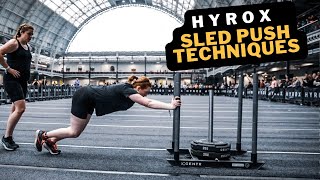 HYROX Sled Push Techniques