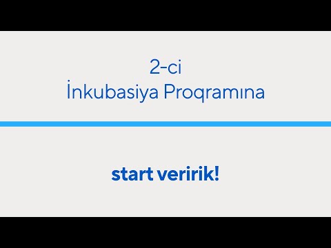 Video: İnkubasiya mərkəzi kimdir?