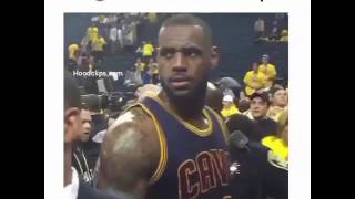 LeBron got curse out by Warriors  Fan