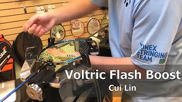 Time Lapse: How to String a Yonex Flash Boost Badminton Racquet