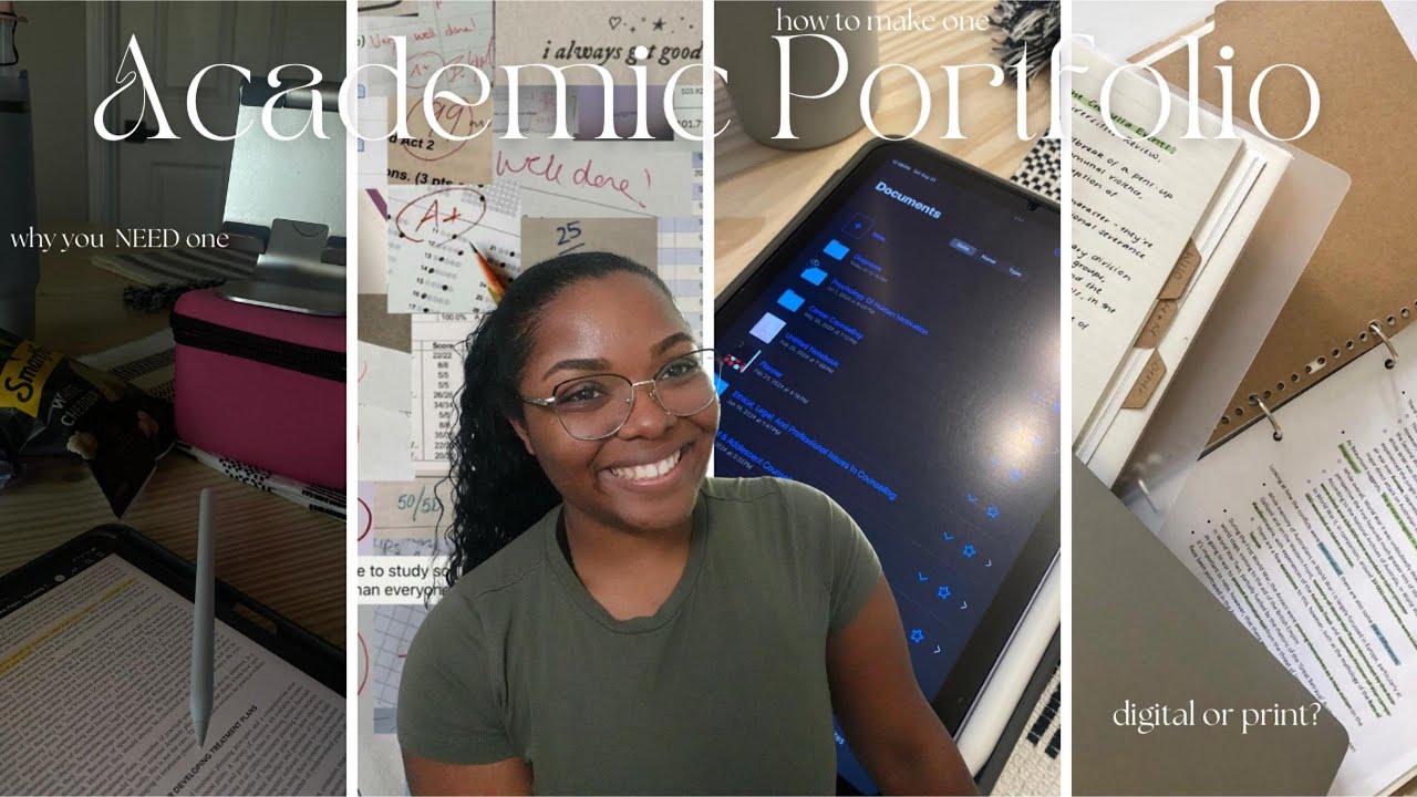 college portfolios 101: everything you NEED to know 🎓📚| big sister ...