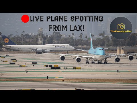 馃敶 LIVE LAX Plane Spotting 鉁堬笍 Heavy Traffic | Airbus A380, Boeing 747/757/767/777/787 | 8/30/25