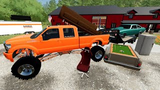 Moving Millionaire using a Monster Truck | Farming Simulator 22 screenshot 4