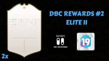 DBC REWARDS #2- ELITE II- 2 ICONS PACKED!!- FUT 19 PacyBits Pack Opener & Draft