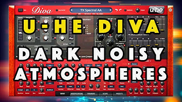 U-He Diva Dark Ambient Cinematic Presets. No Talk Sound Demo