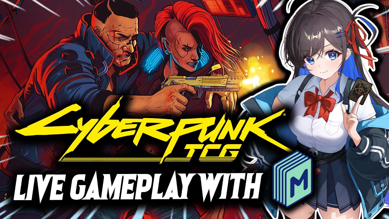 NEW Cyberpunk TCG Demo Deck Gameplay LIVE + Dev Chat!