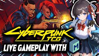 Cyberpunk TCG Gameplay LIVE! NEW Demo Decks