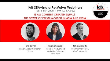 Is all content created equal? The power of premium video in Asia and India | Re:Volve Webinar
