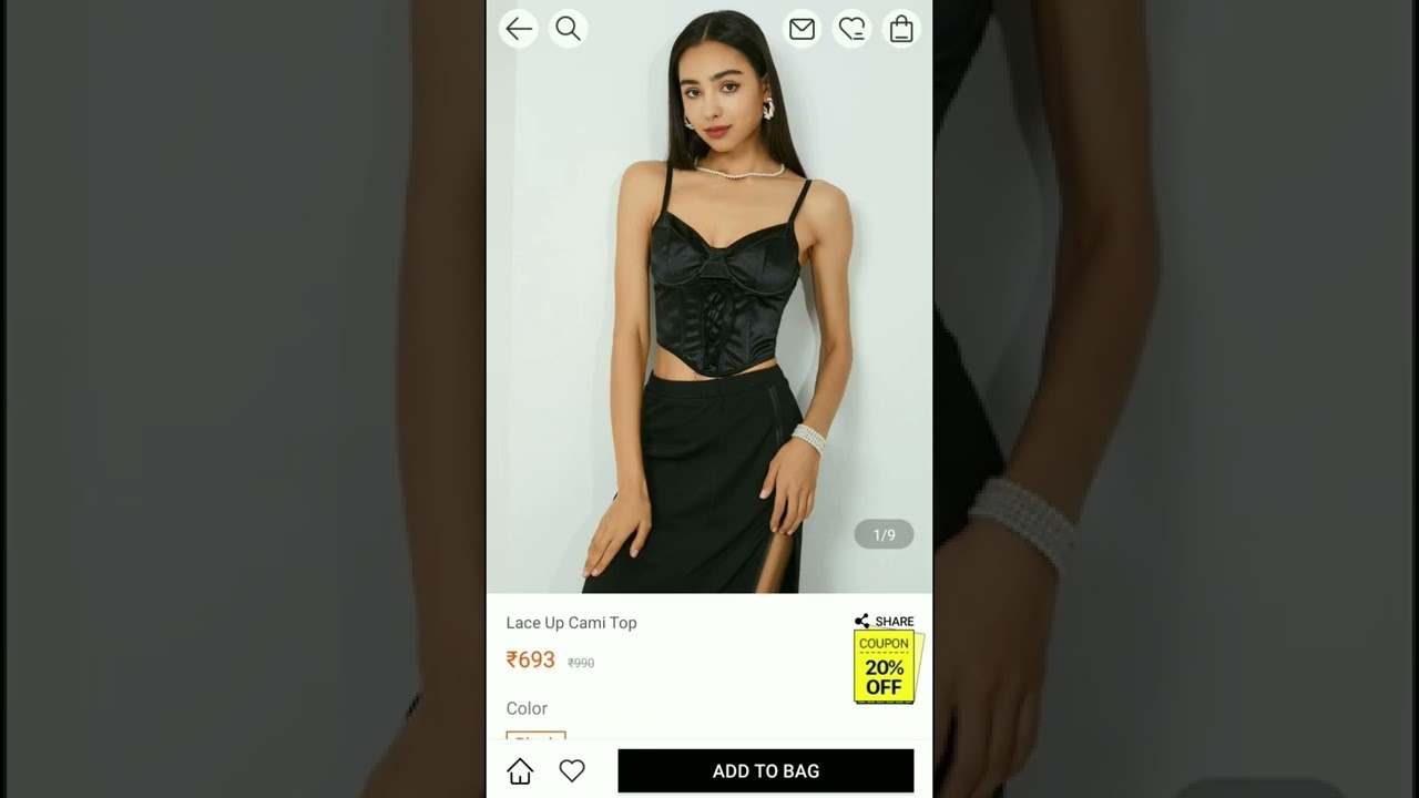 Best of URBANIC Cami, tank, tube tops under Rs 1000