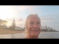 Twilight Swim on a 33° day. Moreton Bay; (SCÄRY-SURF)😁