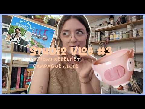 Cochons rebelles et campagne ulule - Studio vlog n°3
