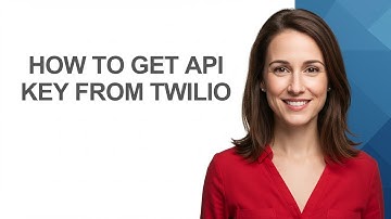 How to Get Api Key From Twilio - AshleyHowTo