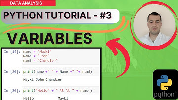 PYTHON LESSON #3 -  VARIABLES IN PYTHON.