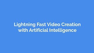Artificial Intelligence Video Maker - Text-to-Video Product Demo