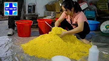 Hướng dẫn ủ cám ngô chăn gà chăn vịt bằng men vi sinh | Bác khách nếm thử 3 mẫu ủ men tỏi