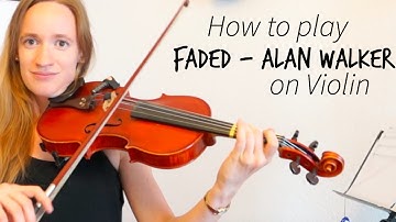 Faded  - Alan Walker (how to play) | Easy violin tutorial