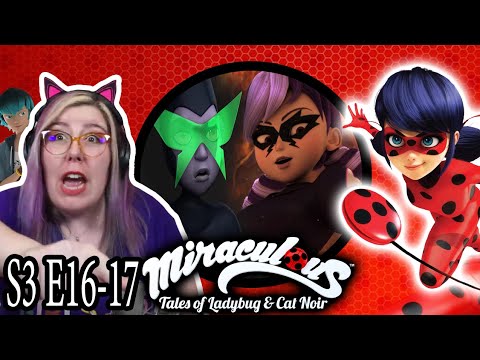 Gamer Storm - Miraculous Ladybug S3 E 16 - 17 REACTION - Zamber Reacts