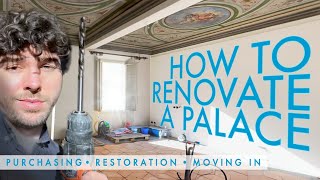RENOVATING A PALACE Ep 1: Buying, Restoring &amp; Moving Into our Grand Italian Apartment