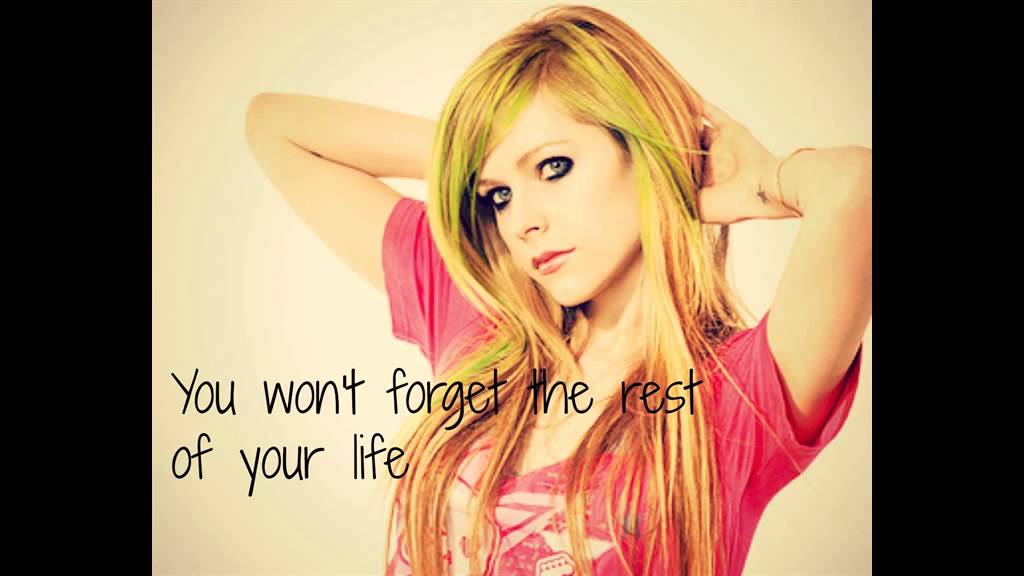 Avril Lavigne - Bad Girl Lyric Video - ABC Network