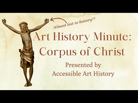 Art History Minute: Corpus of Christ || Medieval Altarpiece