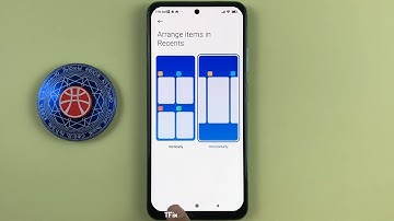 How to change the multitasking style in the recent apps section on Xiaomi Redmi Note 10 Android 11