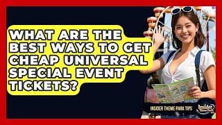 What Are The Best Ways To Get Cheap Universal Special Event Tickets? - Insider Theme Park Tips
