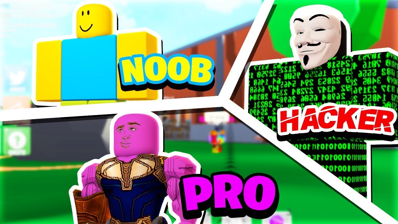 Repeat Noob Vs Pro Vs Hacker Power Simulator Edition - recreating roblox cringe intros