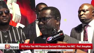 Details It's Police That Will Prosecute Electoral Offenders, Not INEC   Prof  Amupitan Update
