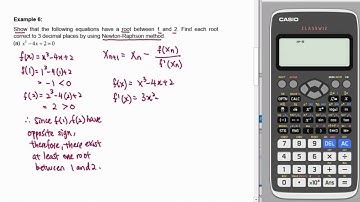 N1.2 E4 Newton-Raphson Method For x^3-4x+2=0
