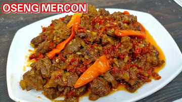 Olahan Daging sapi saat IDUL ADHA || Oseng Mercon daging sapi
